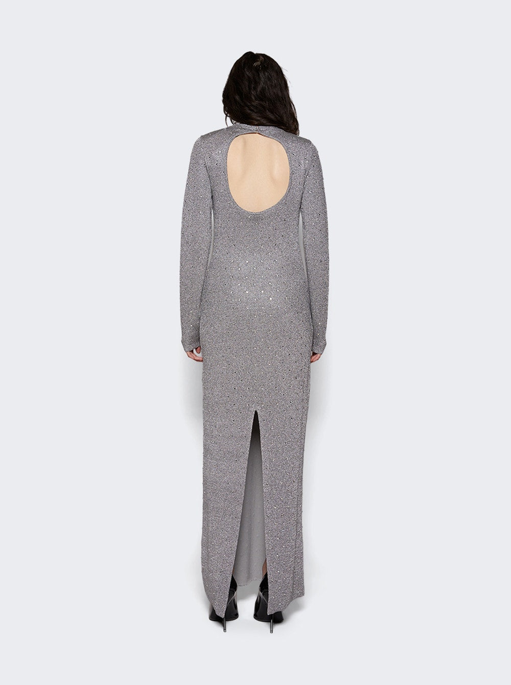 Rabanne | Robe Long Dress | Silver
