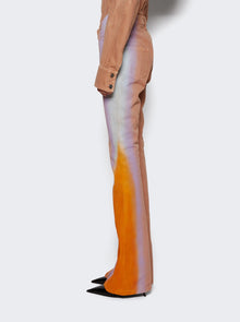 Women | Mugler | Flared Jeans & Orange Blue & Lilac