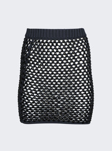 Women | Diotima | Mini Skirt In Crystal Mesh | Navy