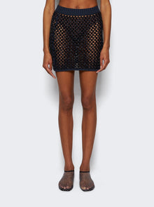 Women | Diotima | Mini Skirt In Crystal Mesh | Navy