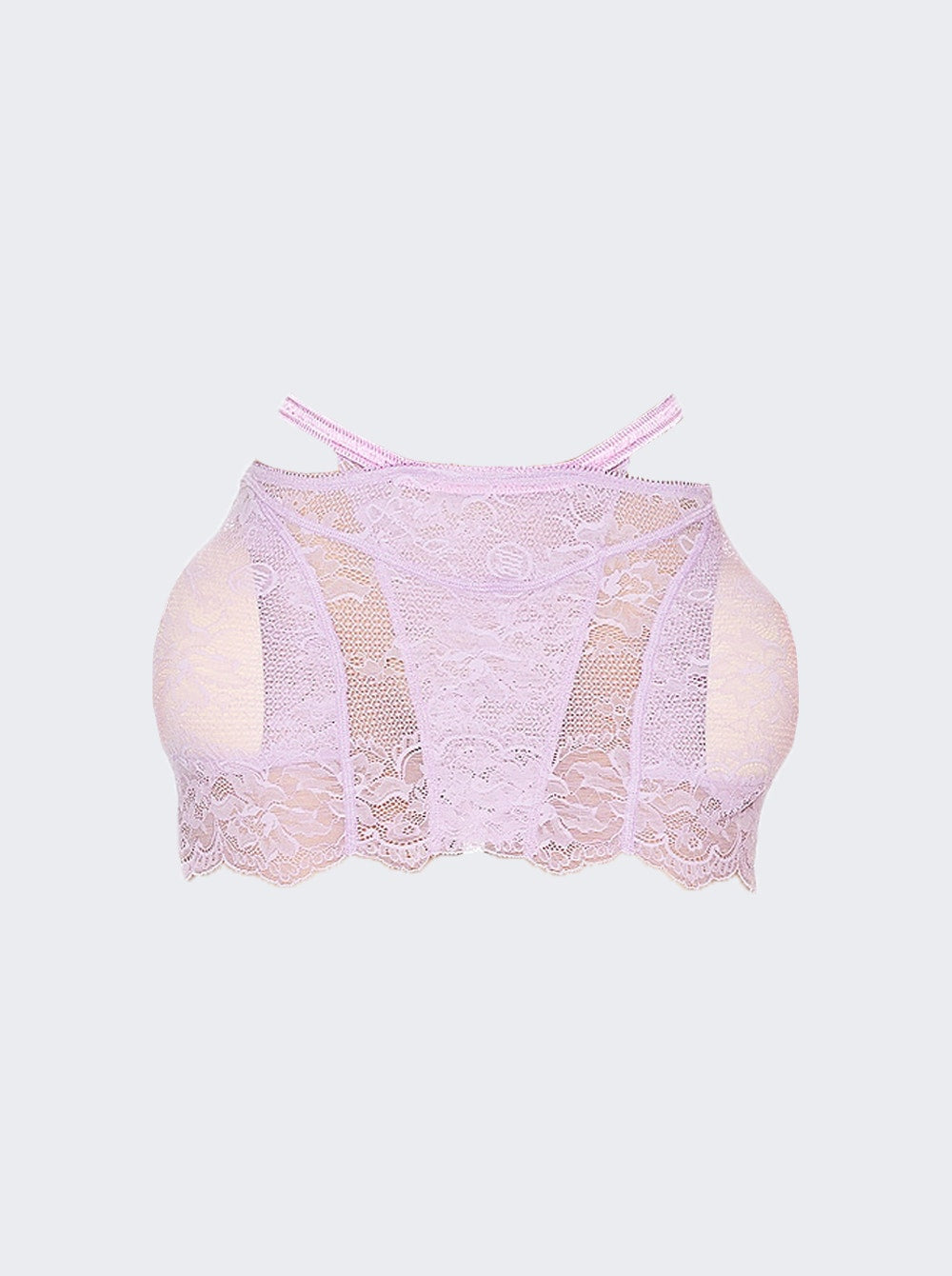 Women | Jean Paul Gaultier X Shayne Oliver | Lace Mini Skirt | Lilac