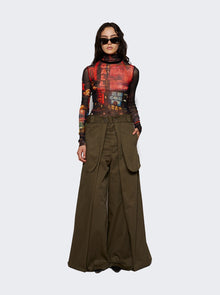 Women | Jean Paul Gaultier X Shayne Oliver | Wrap Pant | Khaki