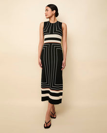 Women | Lucerne Dress | Black Border