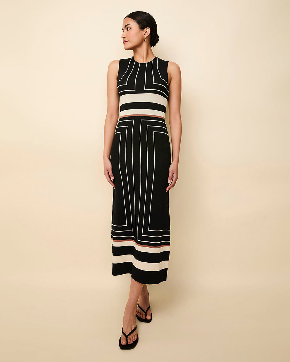 Women | Lucerne Dress | Black Border