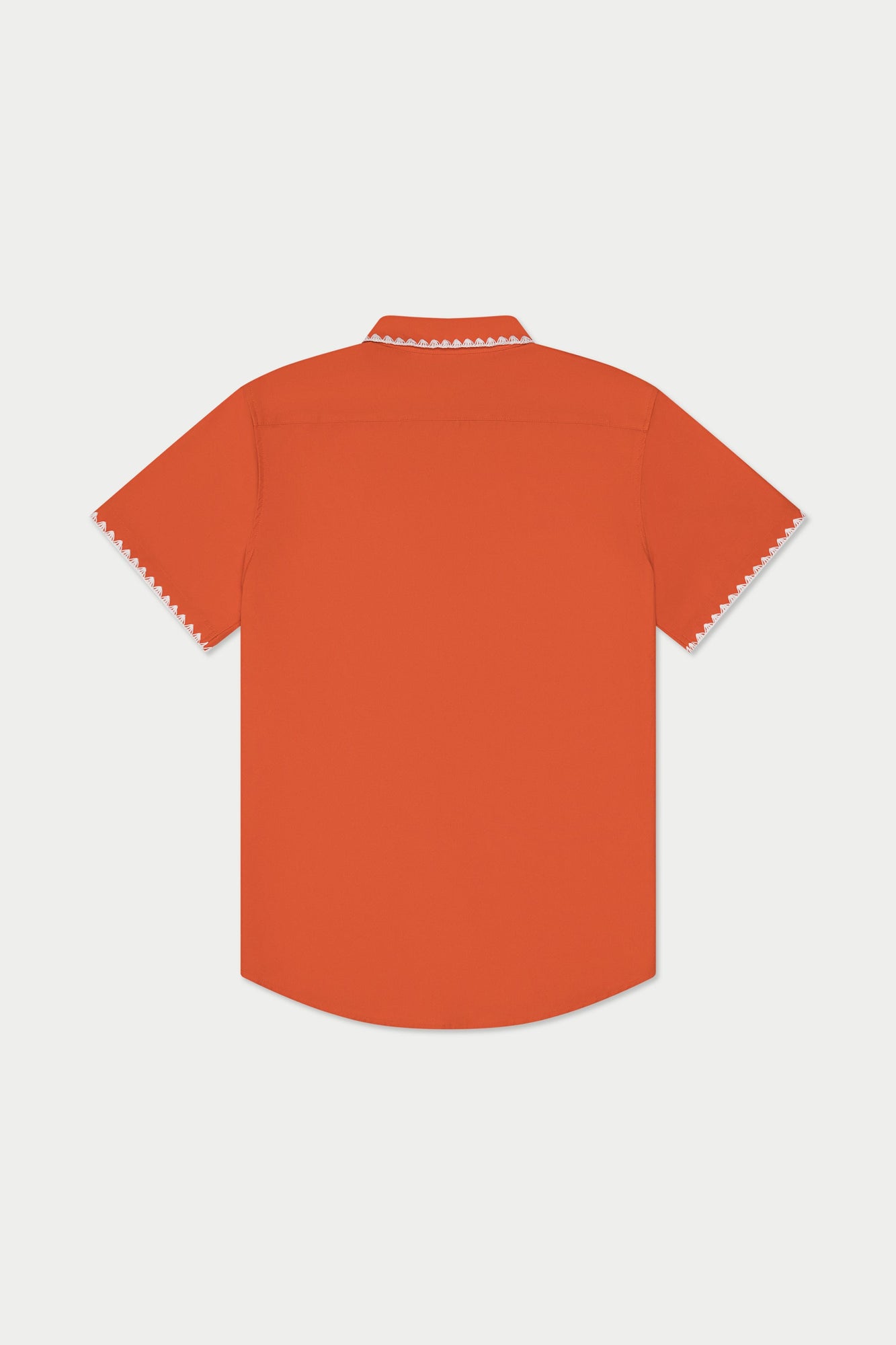 Burnt Orange Stitch Weekend Shirt | Orange