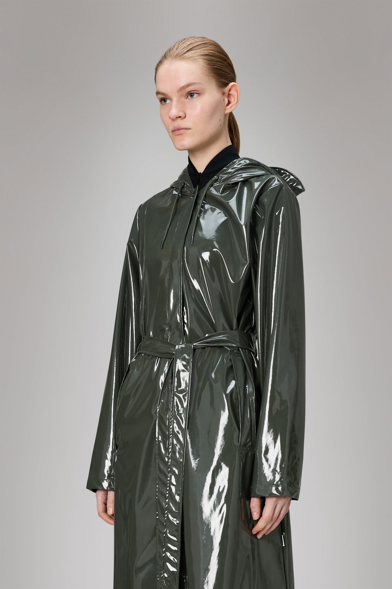 RAINS A-Line Longer W Jacket Swamp Jacket