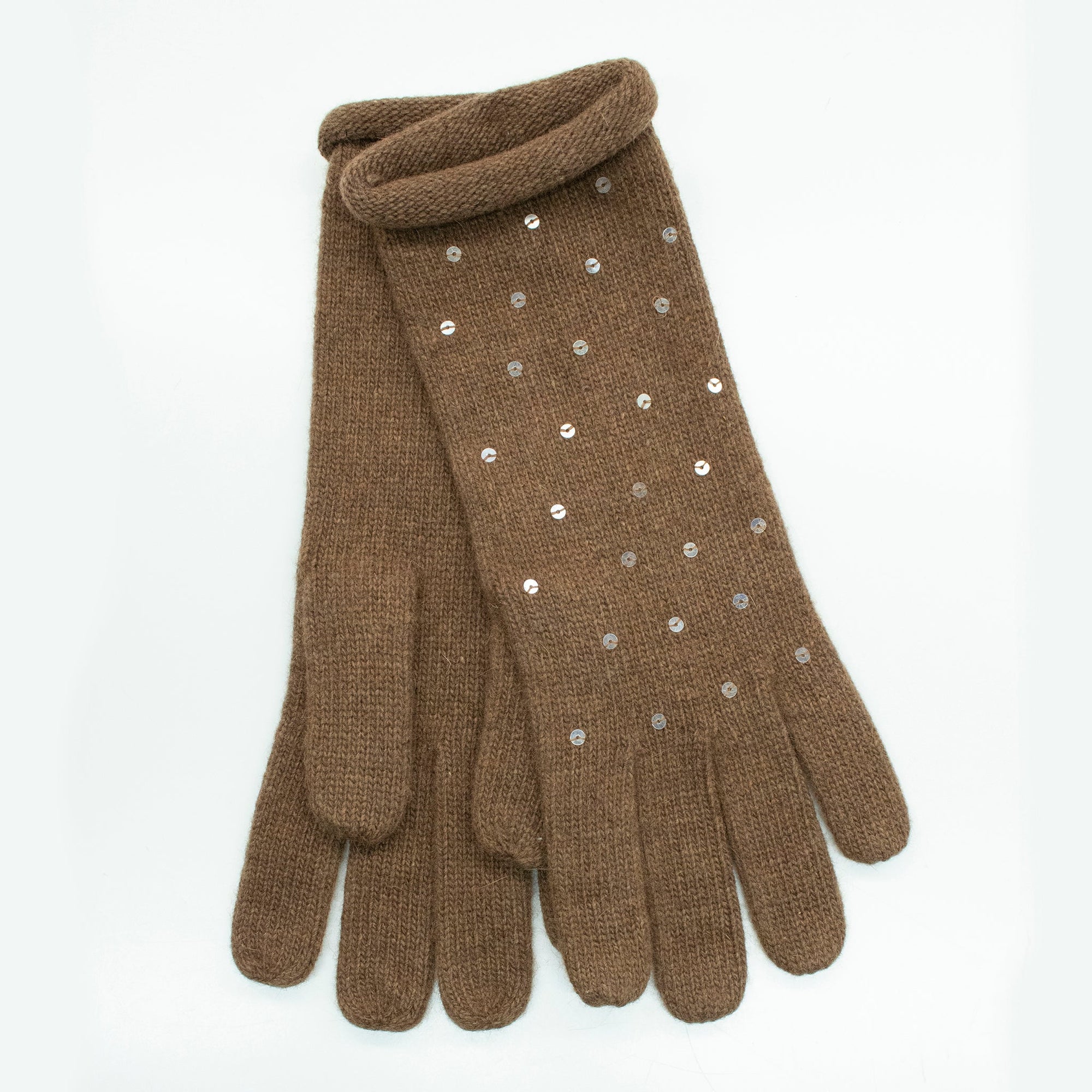 Gloves With Sequins | Walnut