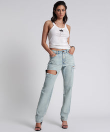 1982S High Waist Balloon Denim Jeans | Kansas Blue