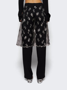 Women | Christopher Esber | Lace Sarong Trouser Black