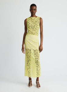 Jackie Skirt | Yellow Lace