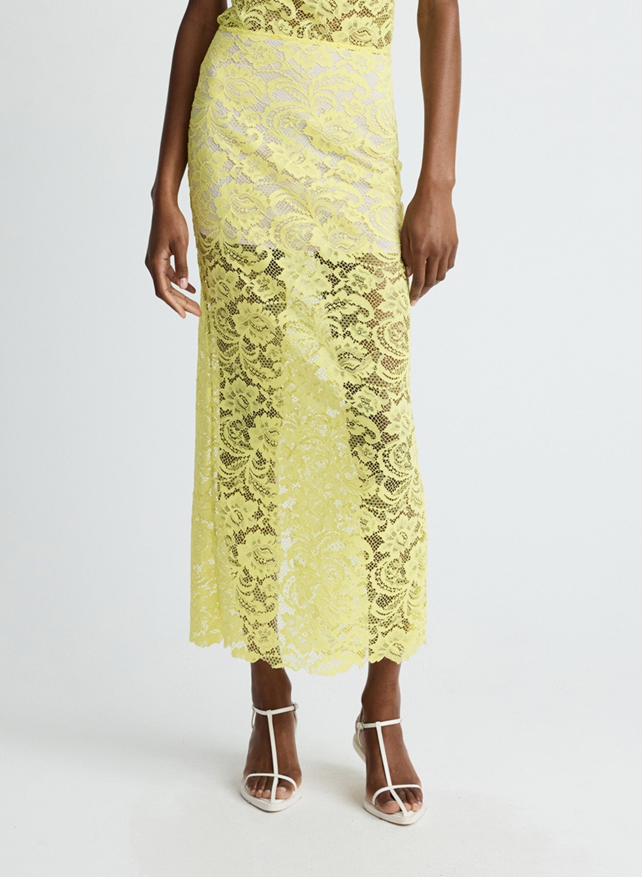 Jackie Skirt | Yellow Lace