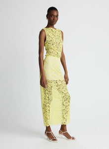 Jackie Skirt | Yellow Lace