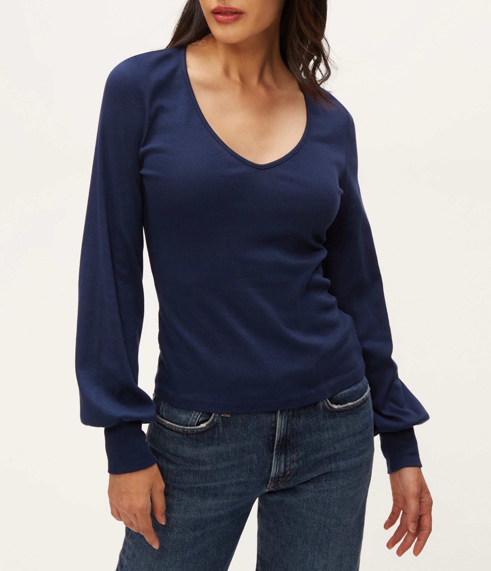 Olivia Balloon Sleeve Top | Nocturnal