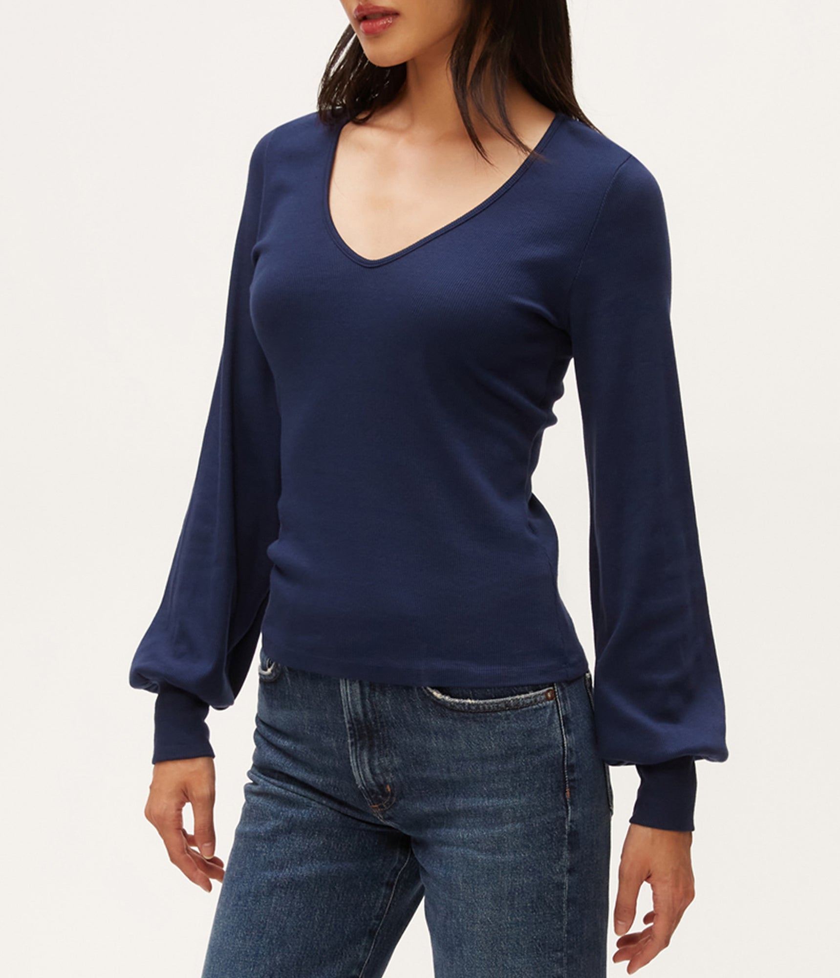 Olivia Balloon Sleeve Top | Nocturnal