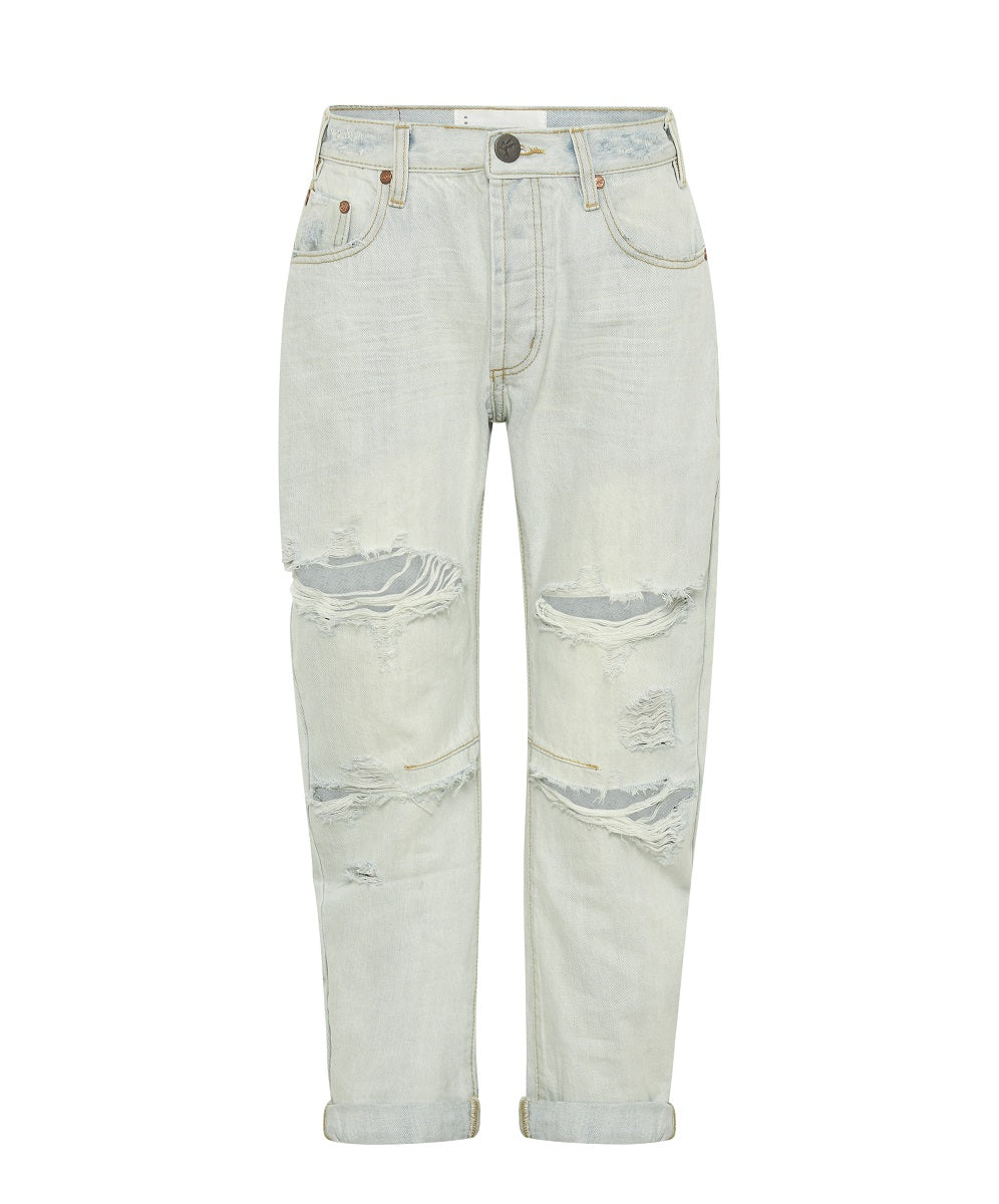 Saints Low Waist Boyfriend Denim Jeans | Brando