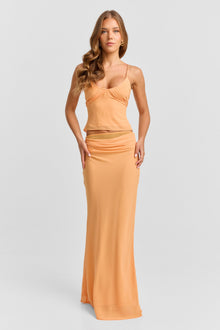 Juniper Maxi Skirt | Tangerine