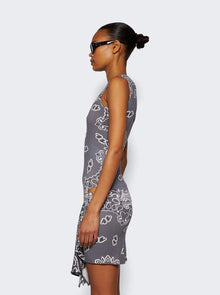 Women | The Attico | Mini Bandana Dress | Grey