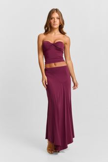 Lucinda Midi Skirt | Plum