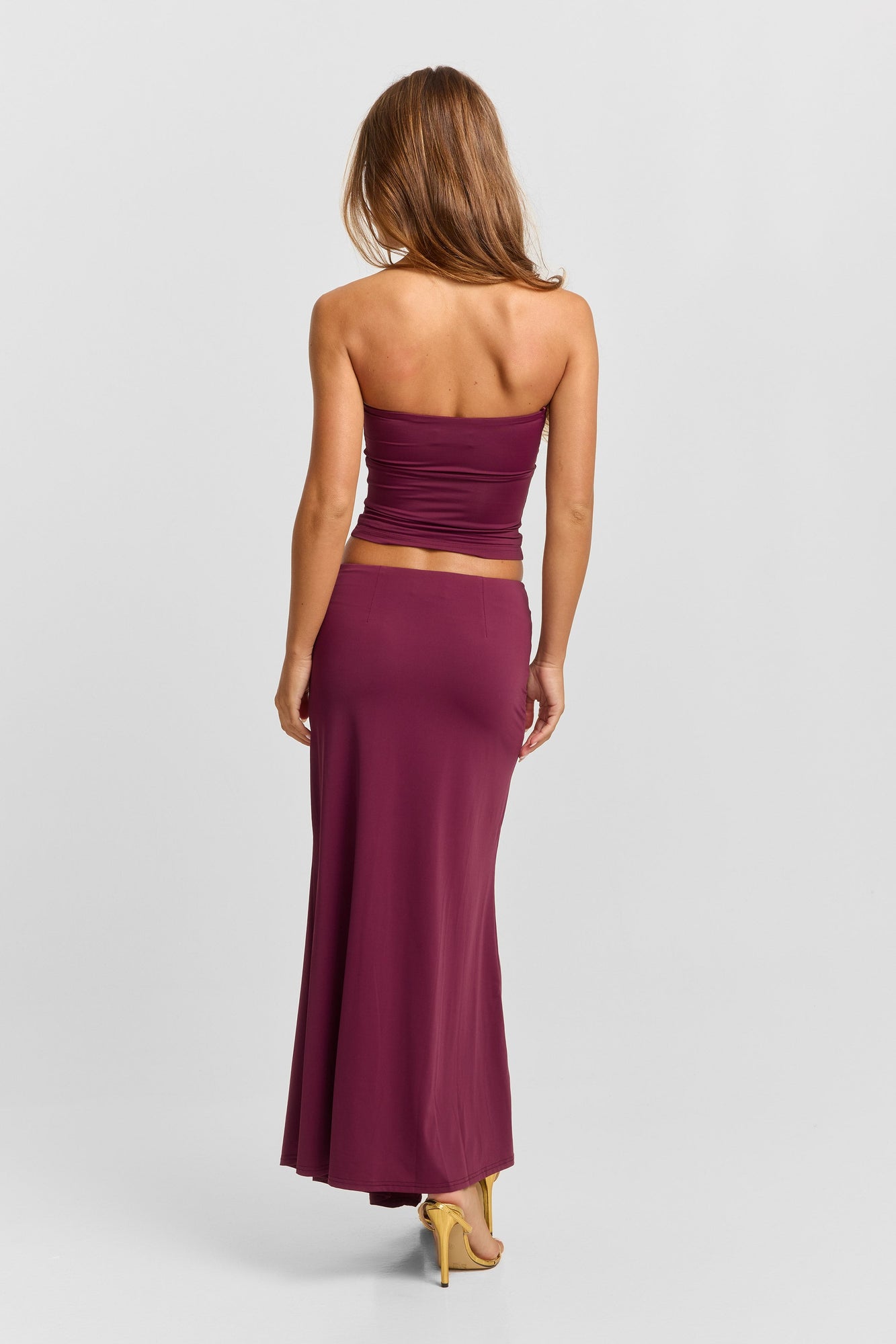 Lucinda Midi Skirt | Plum