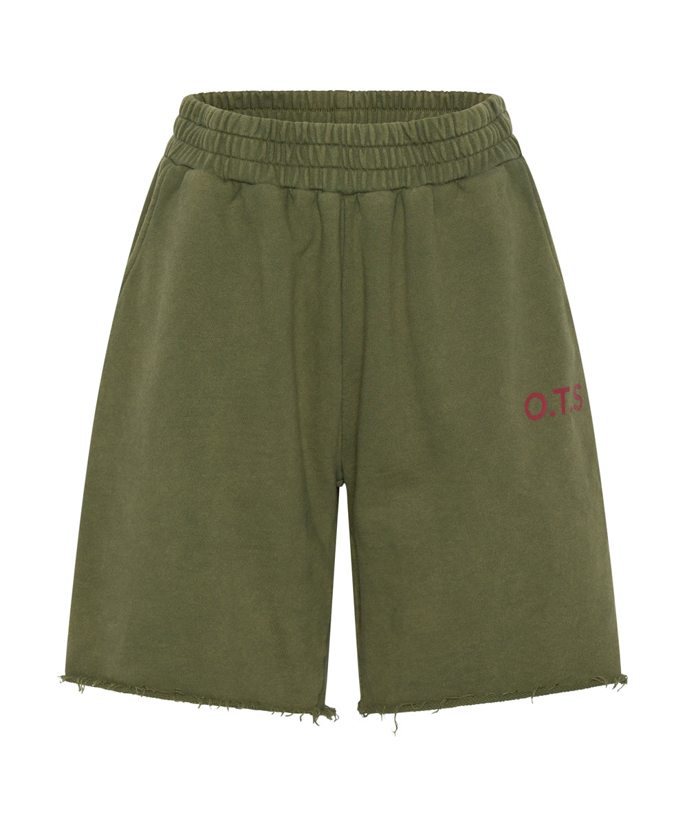 O.T.S. High Waist Kick Shorts | Khaki