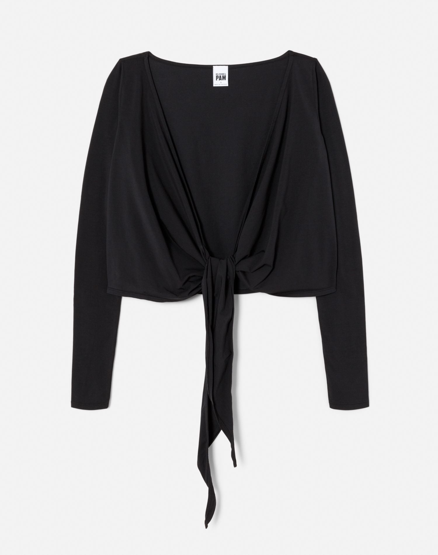 Wrap Tie Top | Black