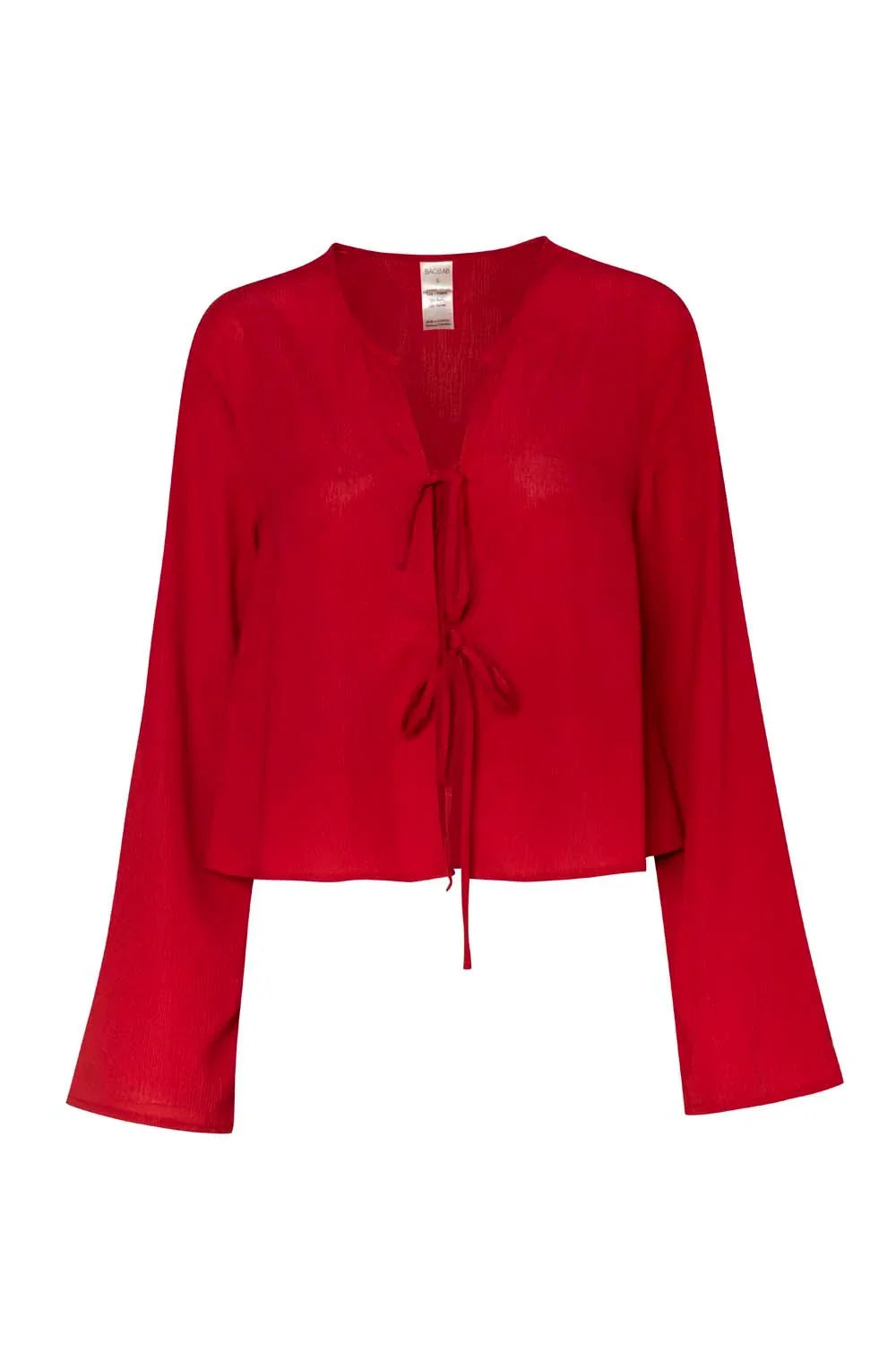 Parma Blouse | Fire Red