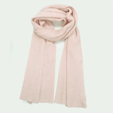 Unisex | Cashmere Ribbed Wrap | Soft Pink