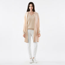Unisex | Cashmere Ribbed Wrap | Soft Pink