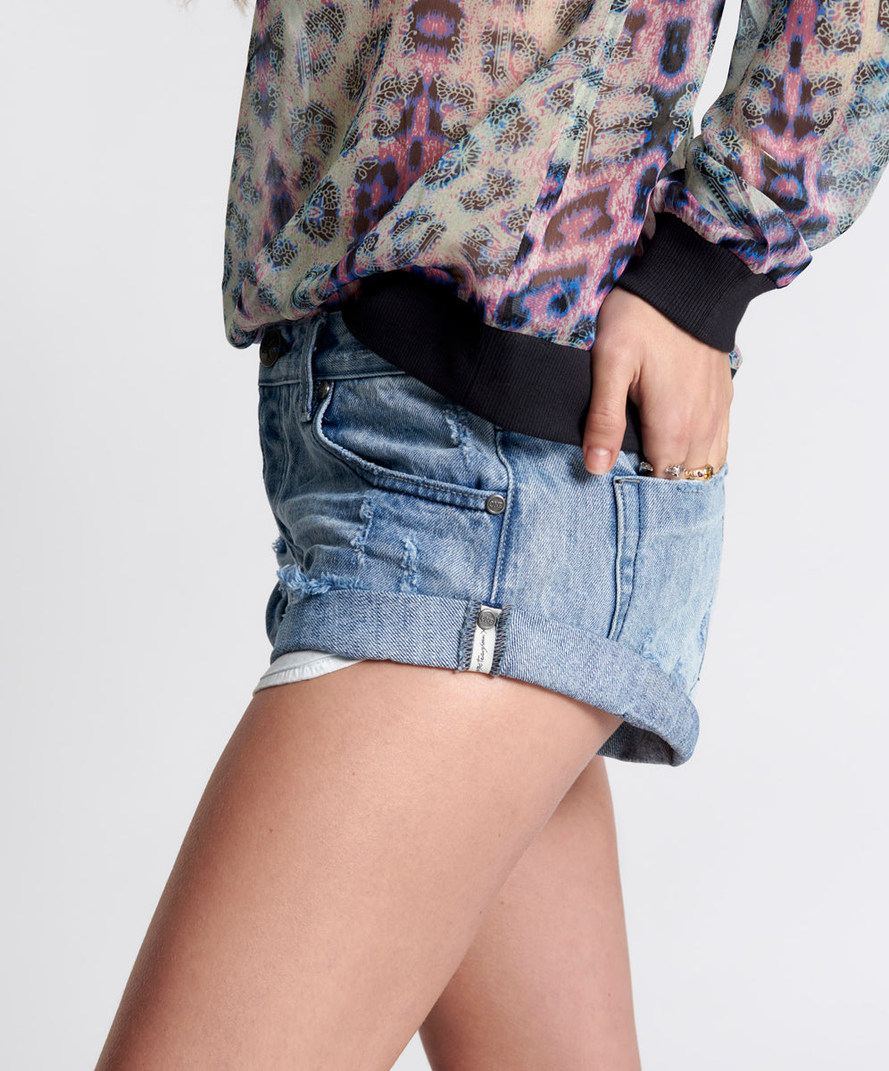 Bandits Low Waist Denim Shorts | Archived Fresh Blue