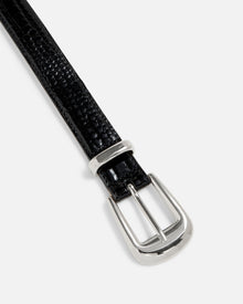 No. 16 Belt | Patent Black/Silver