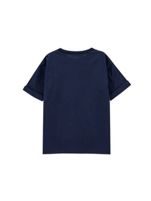 Boys | T-Shirt With Plastron | Dark Blue