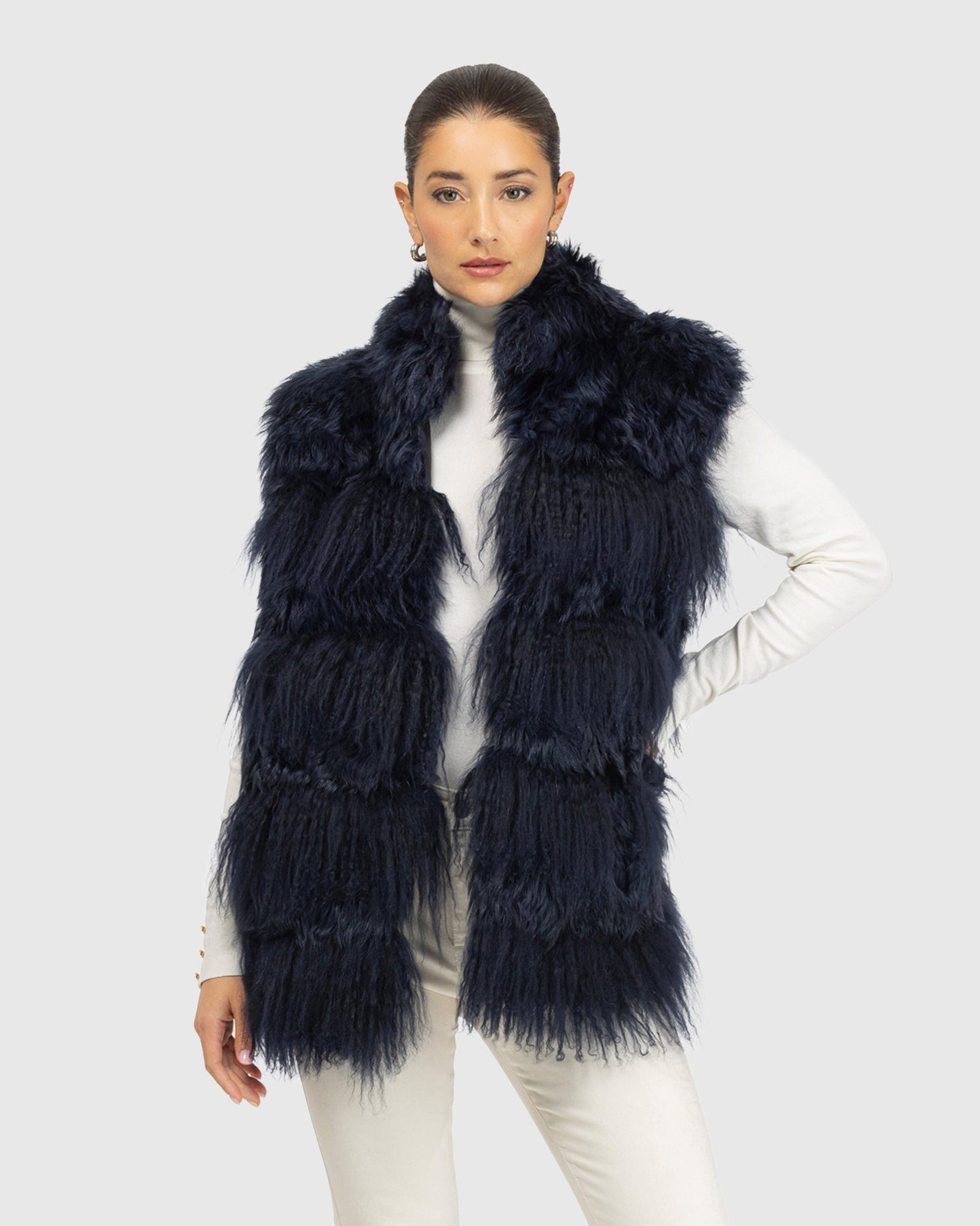 Select Lamb Vest | Navy