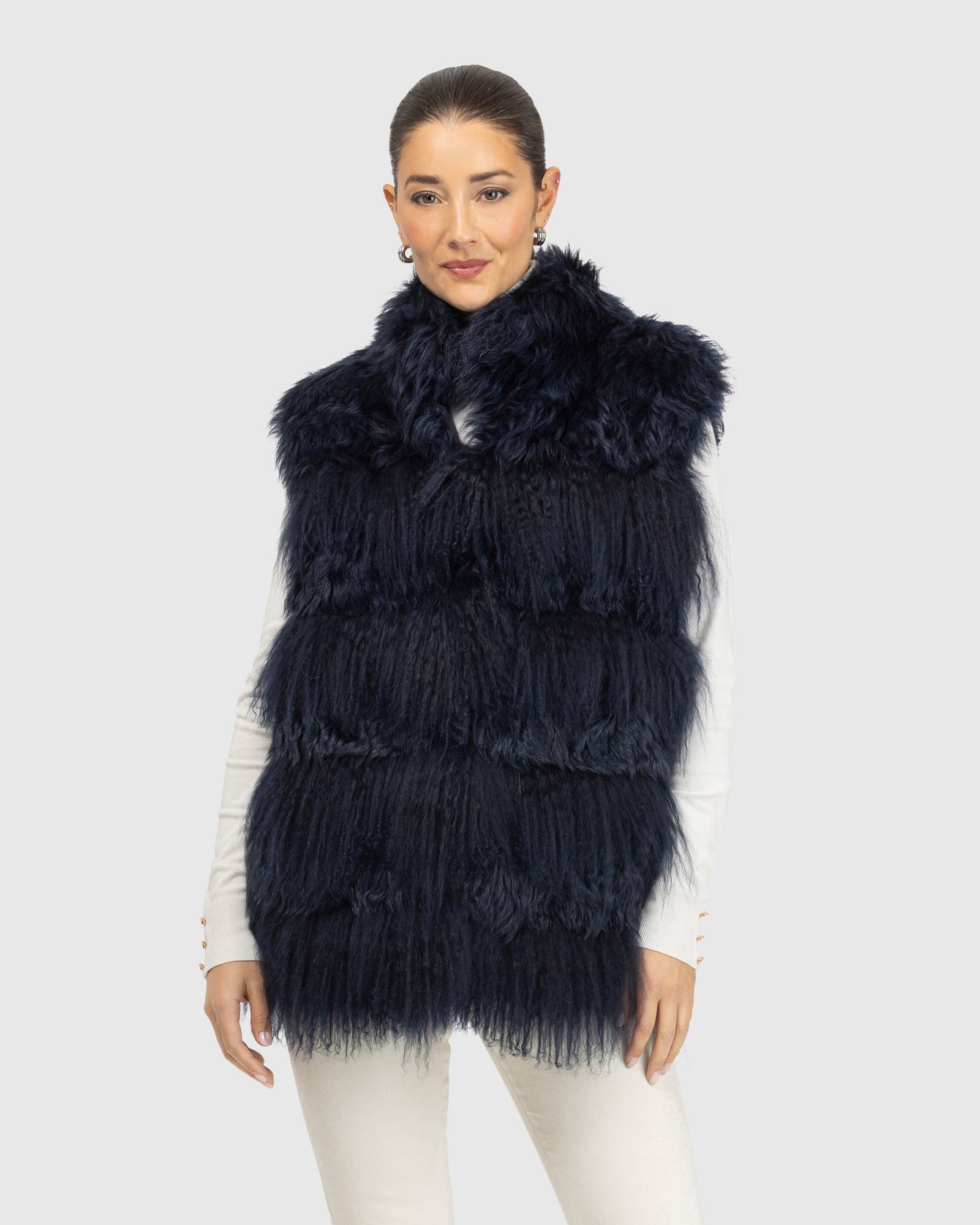 Select Lamb Vest | Navy