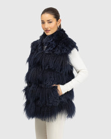 Select Lamb Vest | Navy