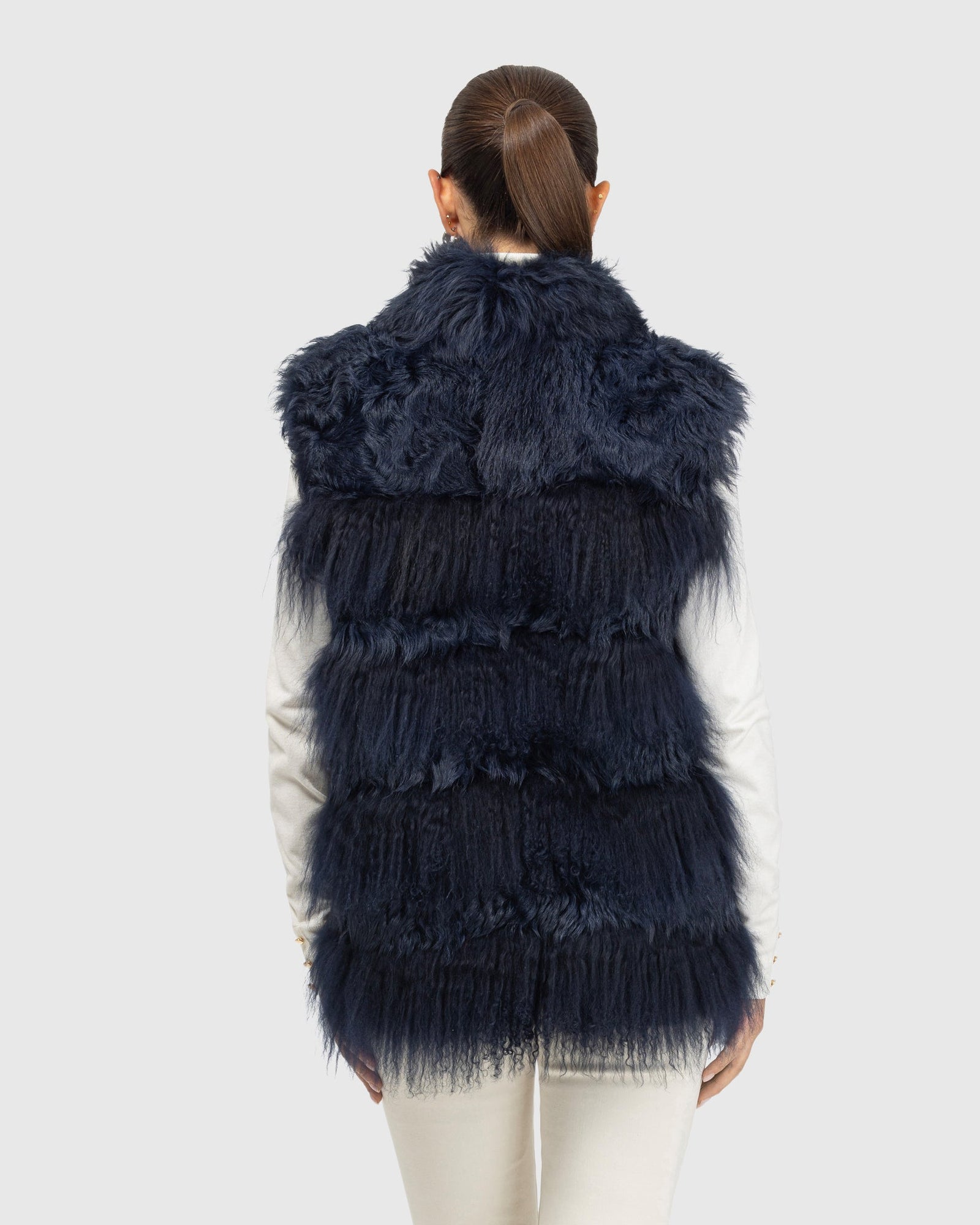 Select Lamb Vest | Navy