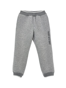 Boys | Fleece Joggers | Grey/Cream