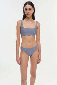 Womens | Keagan Bikini Bottom | Midnight Stripe