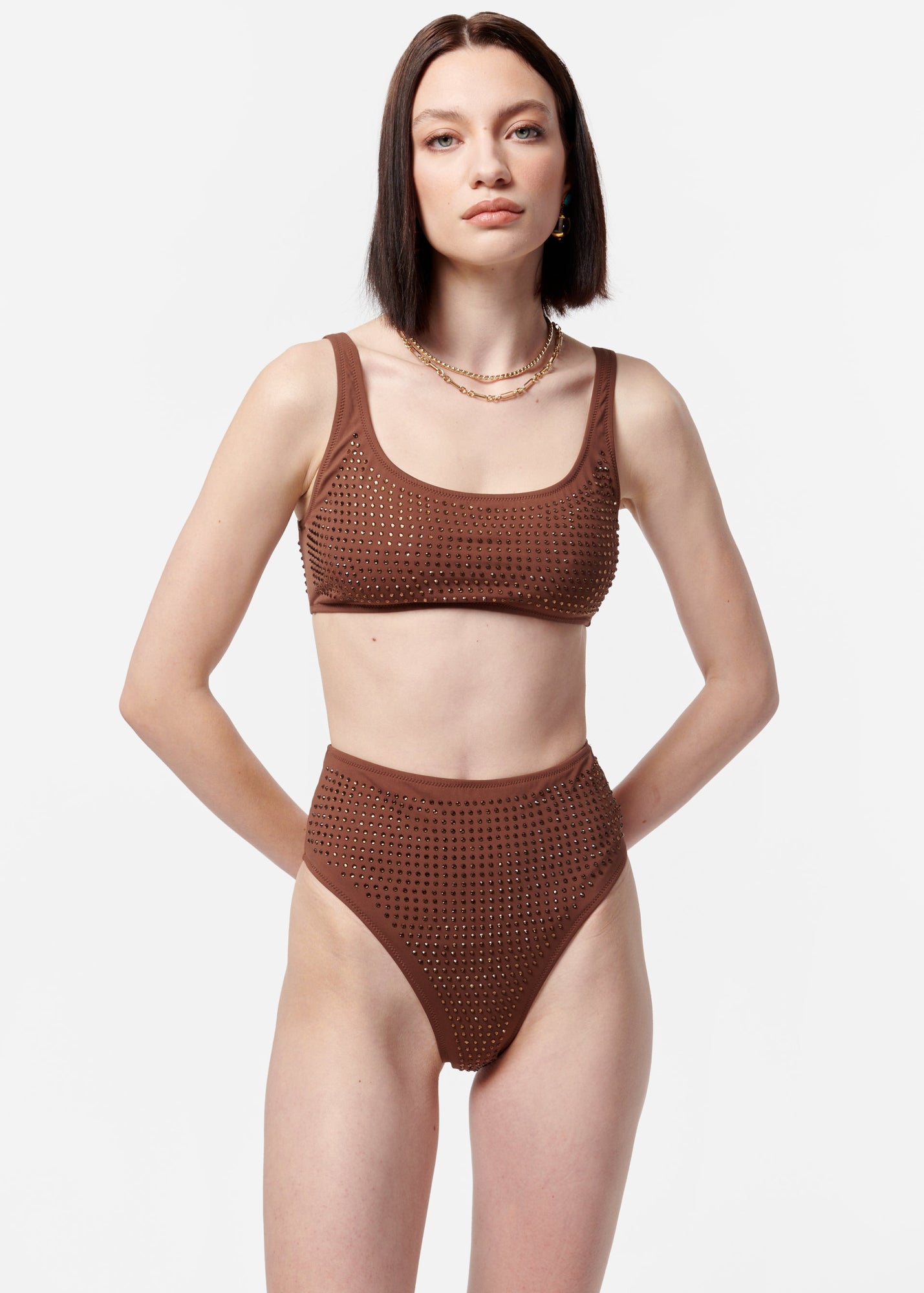 Crystal Bikini Bottom | Coconut