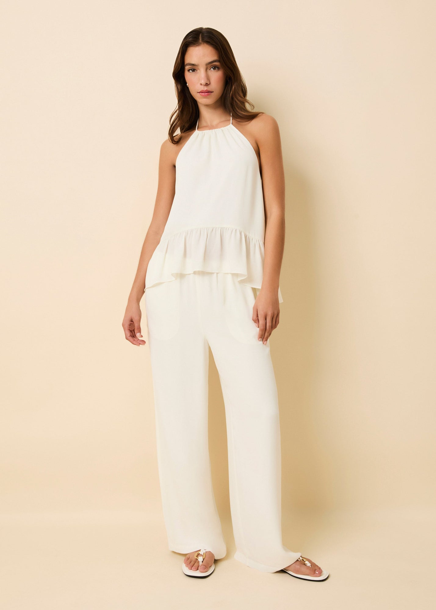 Womens | Mia Top Luxe Drape | Brule