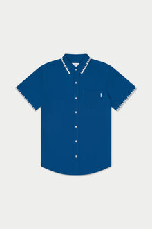 Navy Stitch Weekend Shirt | Blue