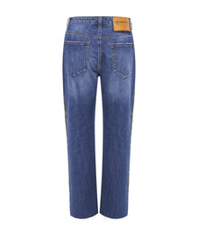 Hooligans Low Waist Relaxed Straight Leg Denim Jeans | Blue Moon