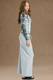 Women | Vintage Cargo Slim Skirt | Heather Gray