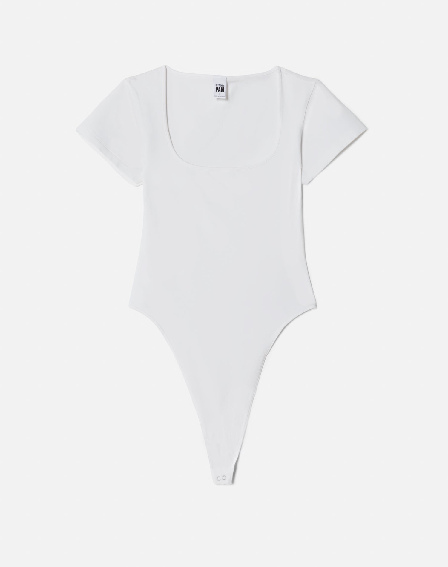 Square Neck Bodysuit | White