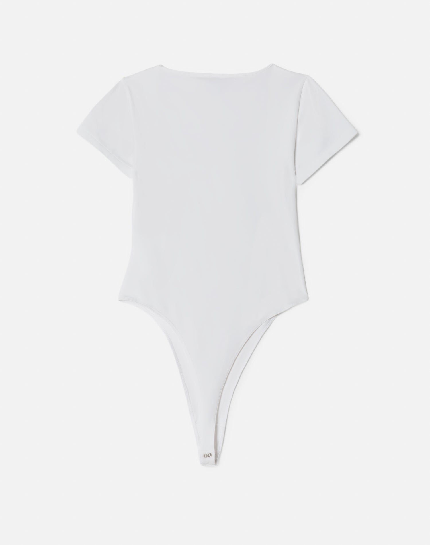 Square Neck Bodysuit | White