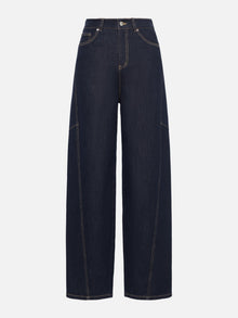 High-Waisted Slim Jeans | Navy