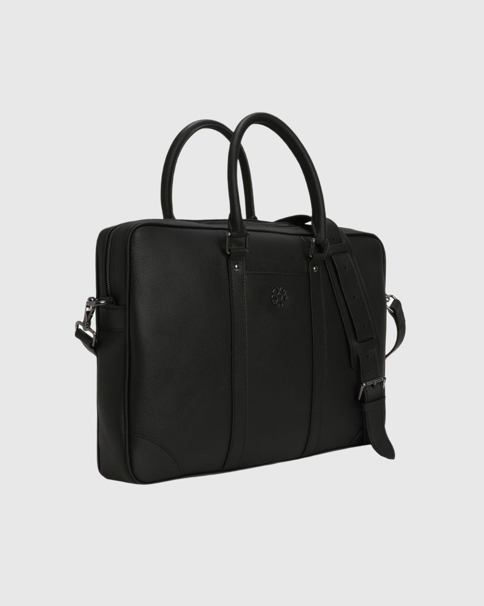 Leather Laptop Bag | Black