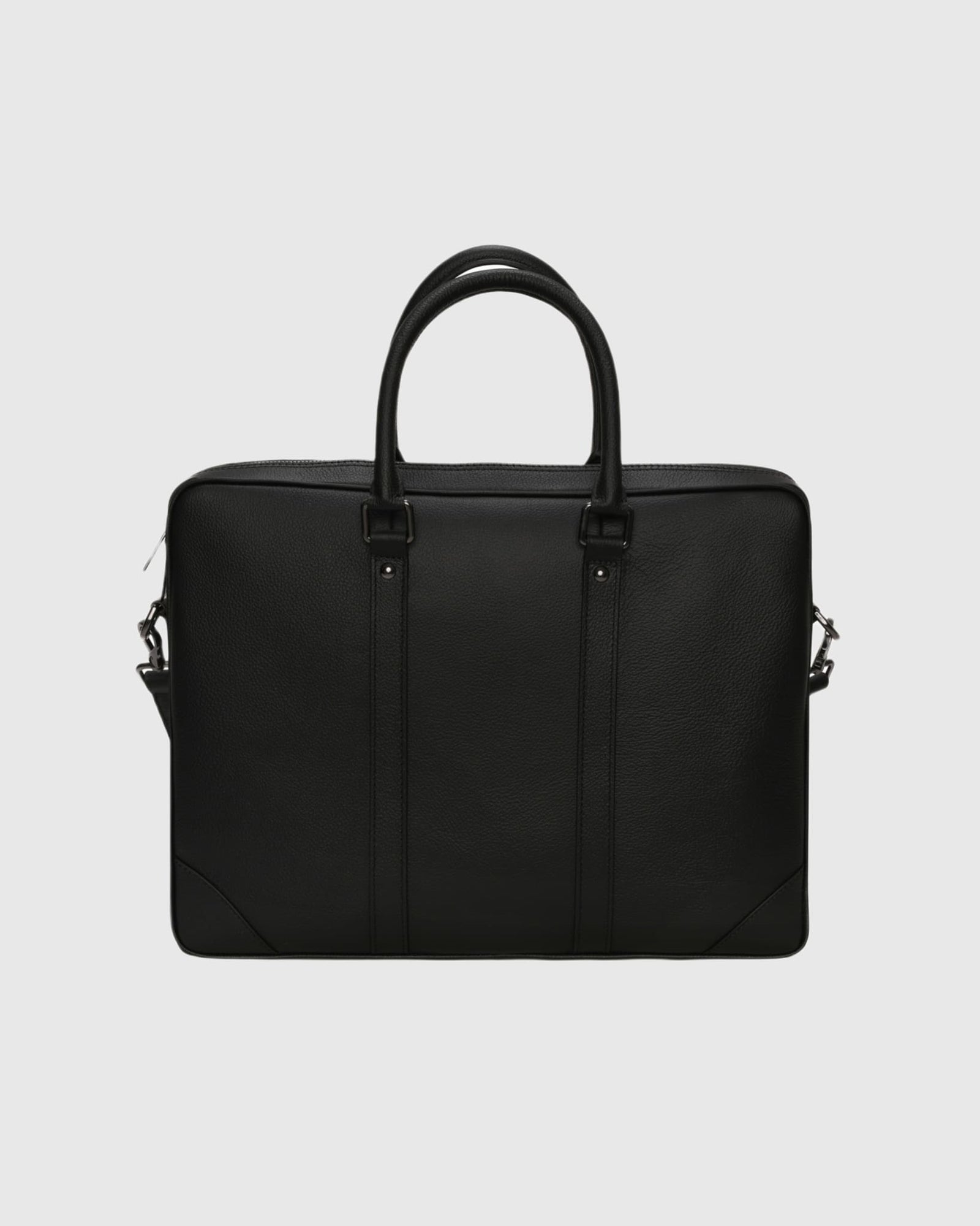 Leather Laptop Bag | Black
