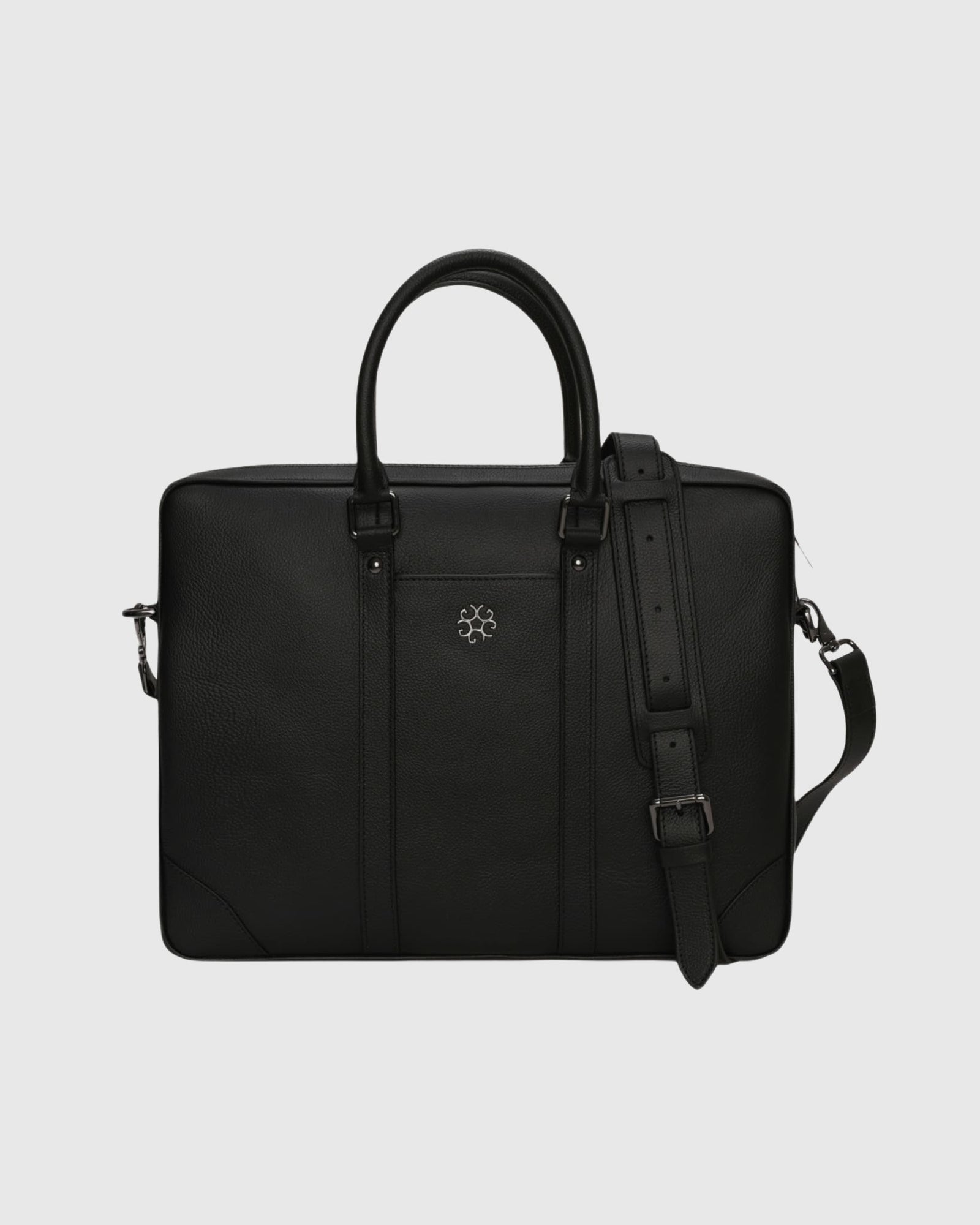 Leather Laptop Bag | Black