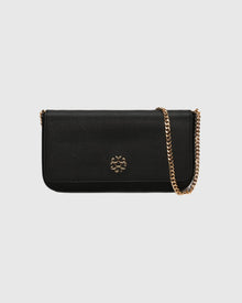 Pochette Leather Crossbody Bag | Black
