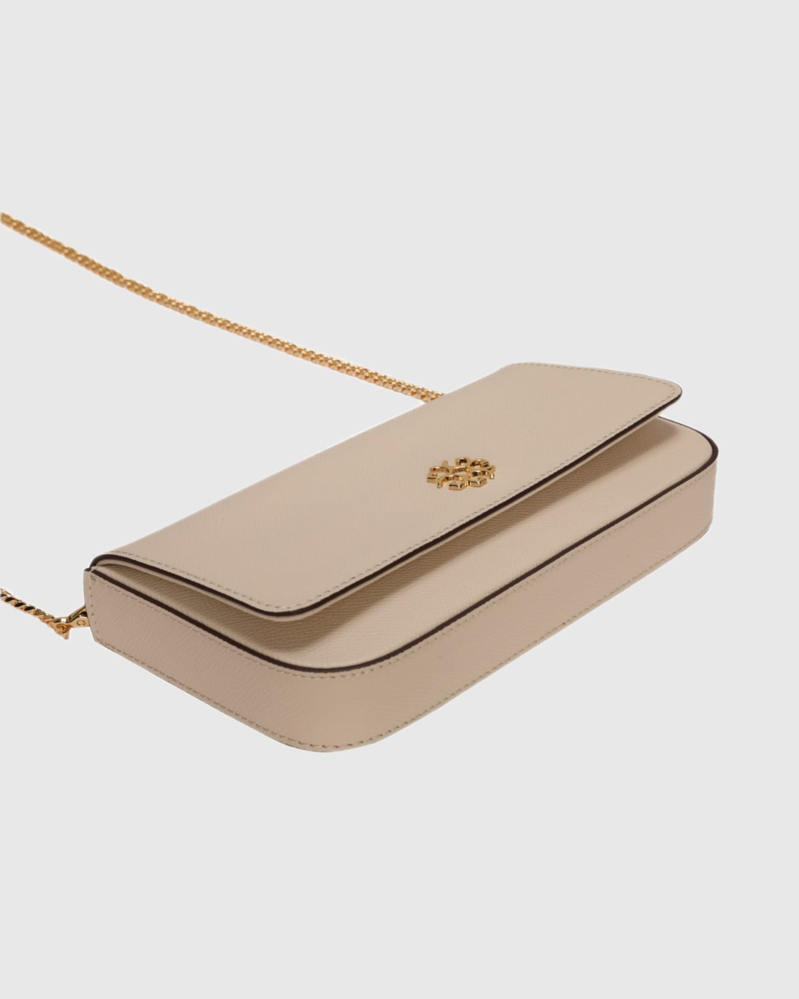 Pochette Leather Crossbody Bag | Beige